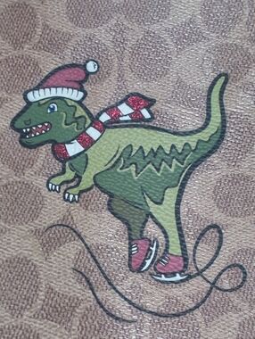 Coach Holiday Rexy Signature Messenger Crossbody